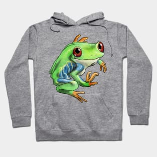 Red-eyed treefrog (Agalychnis callidryas) Hoodie